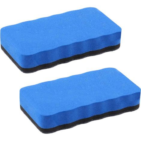 Lot de 2 Éponges Magnétiques pour Tableau Blanc - JINFGERNE - Effaceurs en Feutre Épais, Nettoyage Efficace pour Bureau, Salle de Classe et Maison