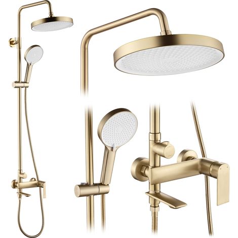 SHOWER SET REA VENETA BRUSH GOLD (1/5)