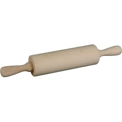 Mattarello in legno con manici in legno