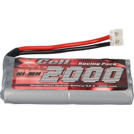 XCell RC-Pack 9,6V / 2000mAh - L4x2 Zelle AA Tamiya-Stecker (1/5)