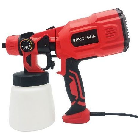 Paint Sprayer, 550W Spray Gun with Cleaning & Blowing Joints, 4 Nozzles and 3 Patterns, Easy to Clean, for Furniture, Cabinets, Fence, Walls, Door, Garden Chairs etc (1/5)
