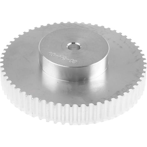 Poulie pour courroie crantée en Aluminium 60 dents , pas de 5mm, alésage 8mm ( Prix pour 1 )
