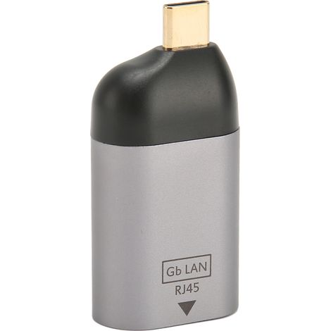 Adaptateur réseau Gigabit RJ45 vers USB-C 1 Gbit/s, portable, pour ordinateurs portables, tablettes et téléphones mobiles. (1/5)