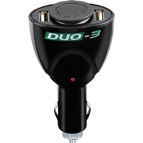 Duo-3, presa corrente con USB, 12/24V