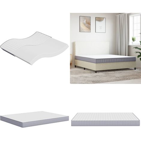 Matratze Schaumstoff Mittelweich 180x200 cm - Matratze - Schaumstoffmatratze - Federfreie Matratze - Doppelbettmatratze - Medium Härte - Home & Living (1/5)