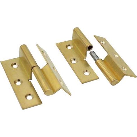 Cerniera A Collo Ottone Lucido Mm.50X40 Sinistra