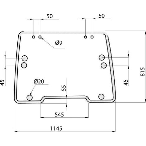 Pare-brise UNIVERSEL D9030A (1/2)