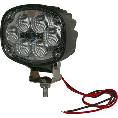 LED-Arbeitsleuchte, oval, 30 W, 3000 lm, mit Deutz-Stecker, diffuses Licht, 6 LEDs, Kramp LA10433 (1/5)