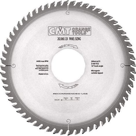 282.060.12X LAMA A DENTE TRAPEZOIDALE HW 300X4.4/3.2X75 Z60 16TCG (1/3)