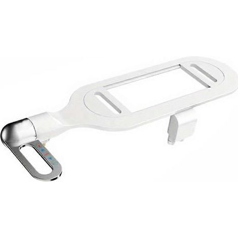 Ultradünnes Bidet-Zubehör für Toiletten, nicht elektrisch, mit Doppeldüse, einstellbarem Wasserdurchfluss, schlanker Aufsatz für den Toilettensitz. (1/5)
