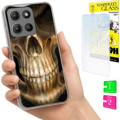 Funda para Motorola Moto G15 / G15 Power, carcasa trasera + cristal (1/5)