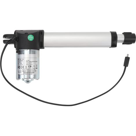Kit de rechange vérin électrique haute sensibilité course 6,1 pouces ABS aluminium télécommande fauteuil inclinable canapé lit électrique prise UE 100-240V (1/5)