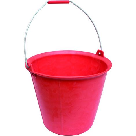 Taliaplast PRO cubo de jardinería rojo 13 litros resistente