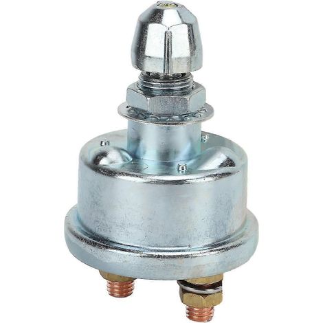 Disjoncteur/interrupteur principal de coupure d'alimentation pour batterie CC 12 V compatible avec les yachts, les camping-cars, les automobiles et les navires. (1/5)