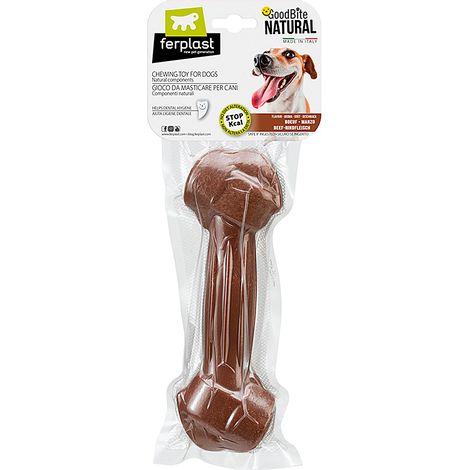 osso masticativo naturale al manzo, 140 grammi 1 pezzo  - ferplast