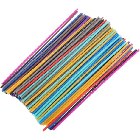 Filament PCL basse température pour stylos 3D, 150 pièces, 10 couleurs, recharges colorées pour créations artistiques et activités éducatives (1/5)