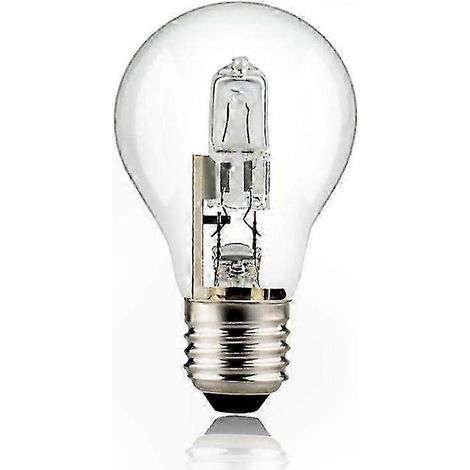 Lot de 4 ampoules halogènes A55 à économie d'énergie, spectre complet, dimmables, culot à vis E27 (1/5)