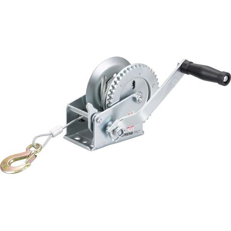 Seilwinde Strend Pro HW-100-400, Ratschen, manuell, Stahlseil L-8 m/4.5 mm, max. 400 kg (1/5)