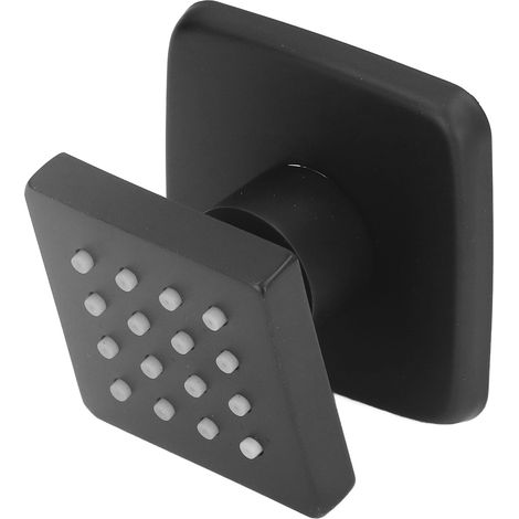 Buses de pulvérisation carrées, orientables à 360°, pulvérisateur latéral pour spa de massage avec 16 buses, fixation murale, raccord G1/2 (1/5)