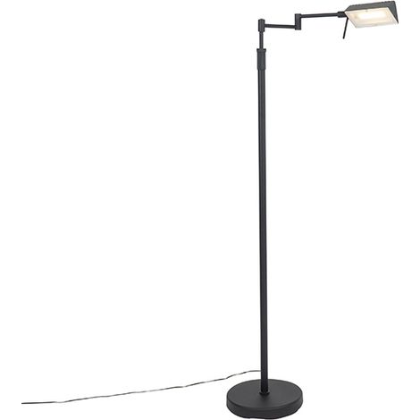 Design Floor Lamp Black Incl. LED with Touch Dimmer - Notia (1/5)