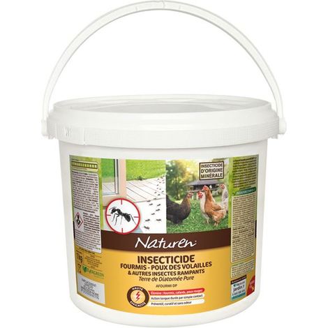 Terra di Diatomée Pura Omologata Biocida Secchio 1kg /nc - Naturen