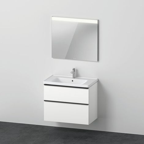 DU D-Neo Möbel-Set wandh. 800x480mm WT, WTU Ausz 1,SBK 1,SP Eckig,Weiß Matt (1/2)
