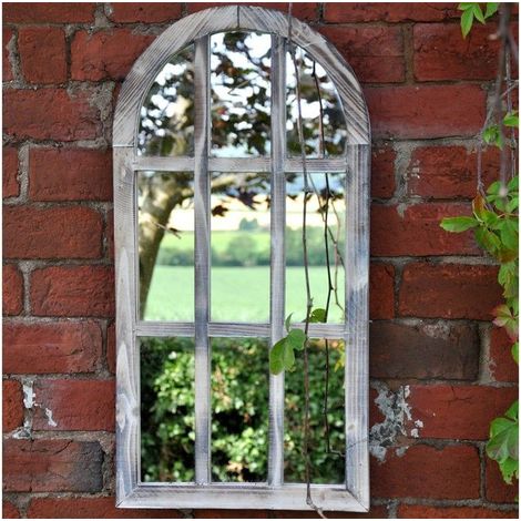 St Simon Garden Mirror 70cm High For Gardens Courtyards Woodlodge