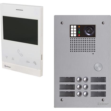 Kit visiophone collectif avec 5 écrans 2 rangées GOLMAR G2+ (1/2)
