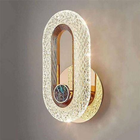 Lámpara de araña LED de cristal moderna de 8 W, luminaria decorativa de lujo para sala de estar, dormitorio y cocina.