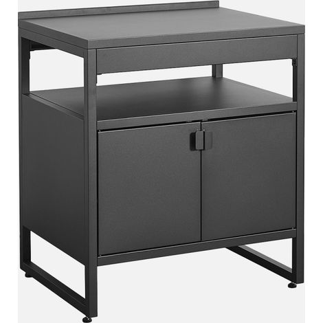 Modulo cucina da esterno in acciaio con 2 ante, 80cm (1/5)
