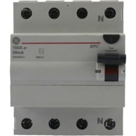 Differenziale Puro CLASSE AC 0,03A 4MOD.100A - GE POWER