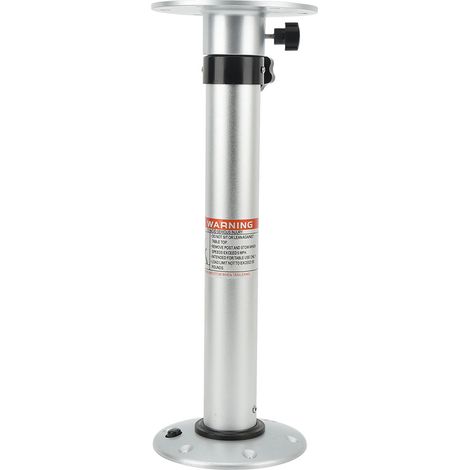 Pied de table en alliage d'aluminium réglable 490-745mm, piètement pliable et ajustable en hauteur pour bateau et yacht. (1/5)