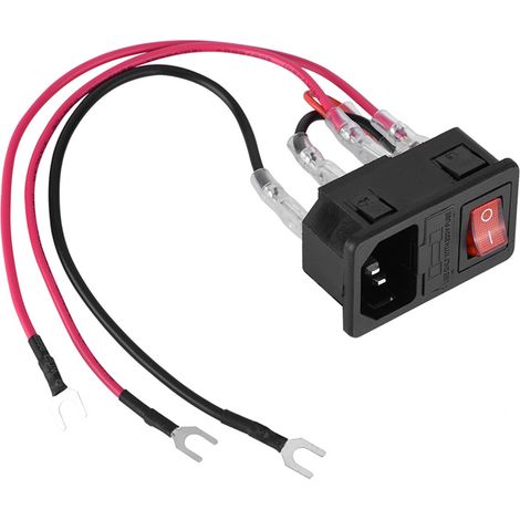 Adaptateur Secteur 10A 110V/220V avec Fusible pour Imprimante 3D, CNC et Périphériques