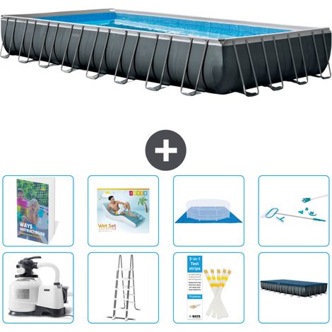 Ultra XTR Pool Rechteckig - 975x488x132 cm - 9-teilig S618