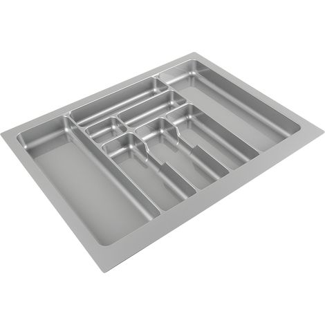 Besteckkasten 635 x 490 mm, silberfarben SANS MARQUE