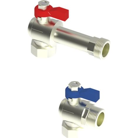 Roth Gruppo di raccordo angolare 1" AG nichelato, 1135010085