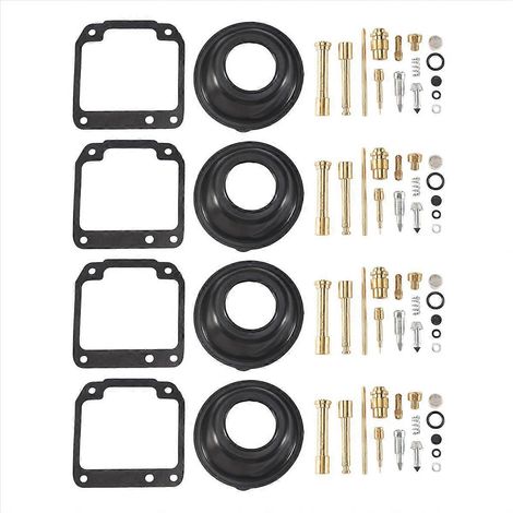 Kit de réparation de carburateur (gicleur, pointeau, flotteur, vis de ralenti, joint de chambre, membrane) pour Yamaha XJR400-SFYGV (1/5)