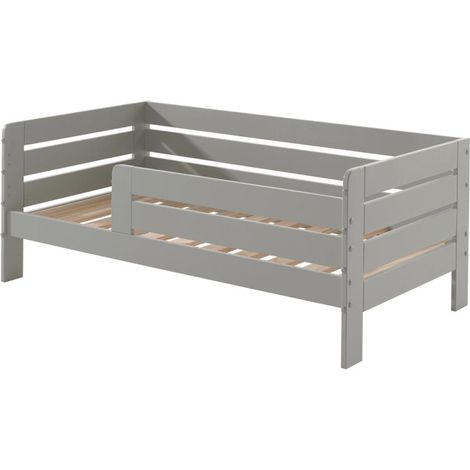 Lit Enfant & Sommier "Toddler" 70x140cm Gris (1/3)