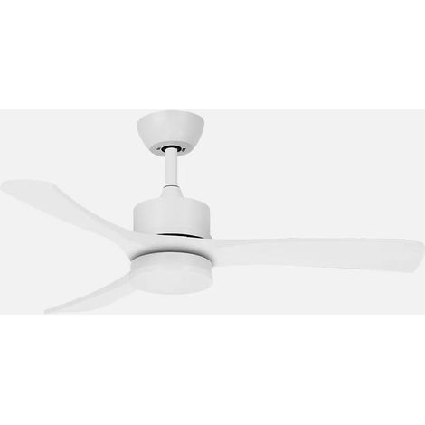 Ventilateur CC Hellin 18 W Blanc 3 pales 6 vitesses 106d Éclairage en option 2250 l m300045006500KK Télécommande + mémoire + min