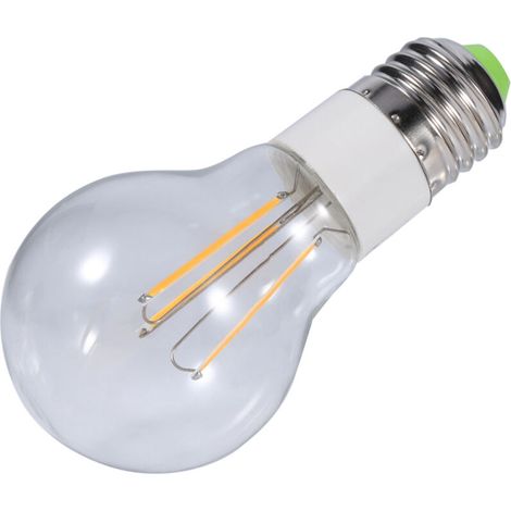 [Ampoule LED Filament] [XX] [E27] [Lumière blanche douce] Ampoule LED filament E27 12V COB à 360°, non dimmable, 3W (blanc douce, aluminium/PC, 6cm diamètre, 10.5cm hauteur)