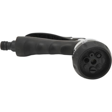 Pulvérisateur à main en alliage de zinc, 7 modes réglables, buse haute pression pour lavage auto, contrôle du débit, pistolet d'arrosage robuste (1/5)