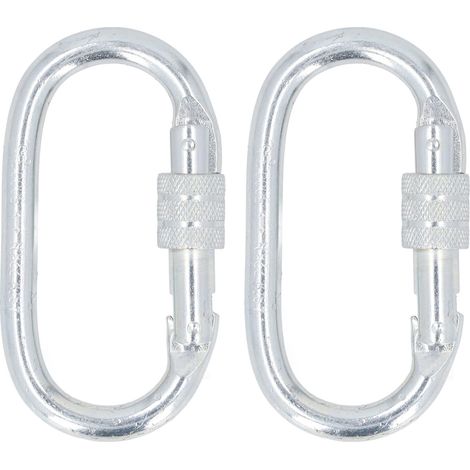 Ortviai Connecteur de Chaîne Rapide en Acier Allié – 2 Pièces, Charge Max. 22 kN (5000 lb), Résistant et Anticorrosion (1/5)