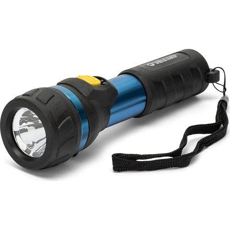 Linterna LED de aluminio y goma IMPULSE (130 lúmenes) VELAMP