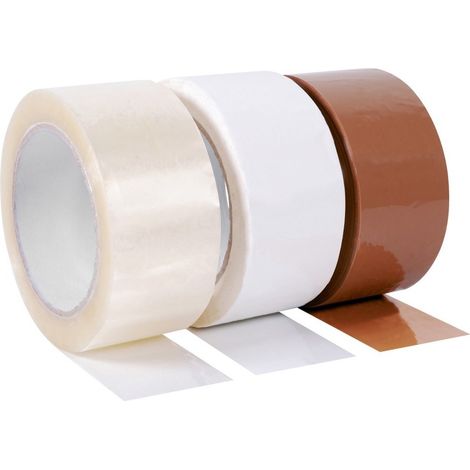 Ruban adhésif polypropylène économique HOT MELT TRANSPARENT 48mmx100m - COLIS 36 ROULEAUX (1/2)