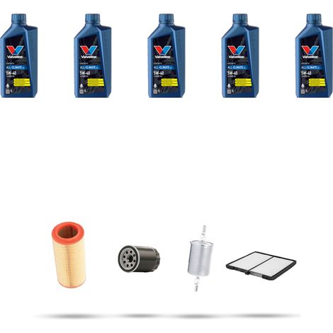 Kit tagliando 4 FILTRI e 5L OLIO compatibile con Citroen Xsara 2.0i 97kw dal 1998 (1/5)