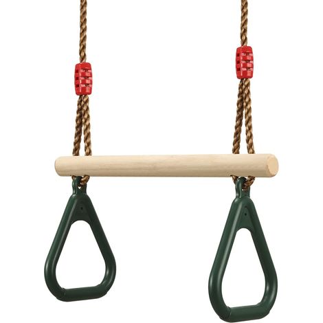 Trapèze Balançoire Enfants Extérieur Anneaux Gymnastique pour Portique (1/5)