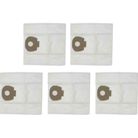 Lot de 5 sacs à poussière pour aspirateur robot Makita VC2010L, VC2512L, VC2012L, VC3011L et VC3012L (pièce de rechange pour balai). (1/5)