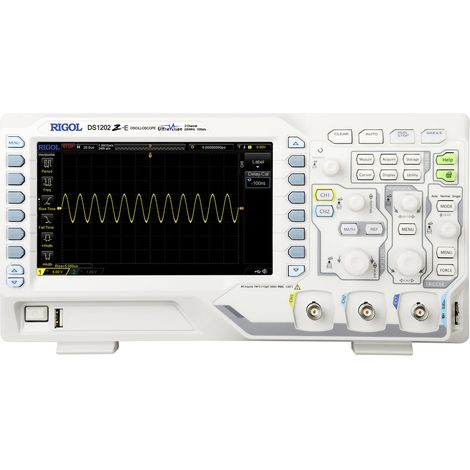 Rigol DS1202Z-E Digital-Oszilloskop 200 MHz 2-Kanal 1 GSa/s 24 Mpts 8 Bit 1 St. (1/4)
