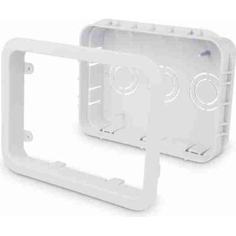 Accessorio per l’installazione a incasso della tastiera ANIMA. Colore bianco