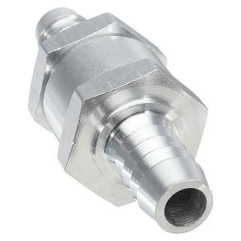 Enowelir 2Pcs Clapet Anti-Retour, 8MM D'aluminium Carburant Non Retour Clapet Anti-Retour, Valve De Contrôle De Carburant (1/3)